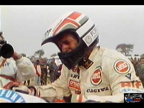 PARIS-DAKAR 1987 . moto Le duel Aurio-Neveu-Rahier