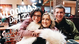 VLOGMAS DAY 22 // family dinner at grill marx