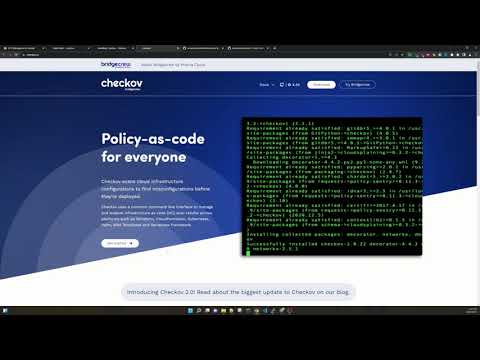 Checkov for terraform code scanning