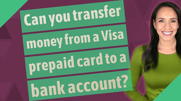 How to transfer money off a prepaid card