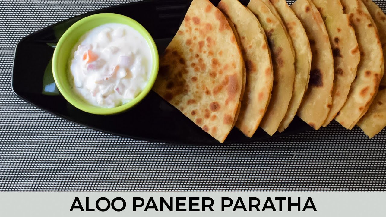 HOW TO MAKE ALOO PANEER PARATHA Potato Cheese Flatbread YouTube