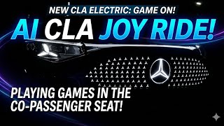 Car or Gaming Console? Angry birds Inside New Mercedes CLA Electric | let AI drive now screenshot 5