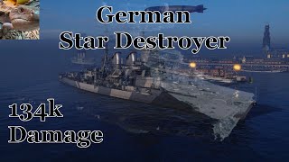 World of Warships: Legends ( Imperial War-Machine) 134K game in a Stock Zieten