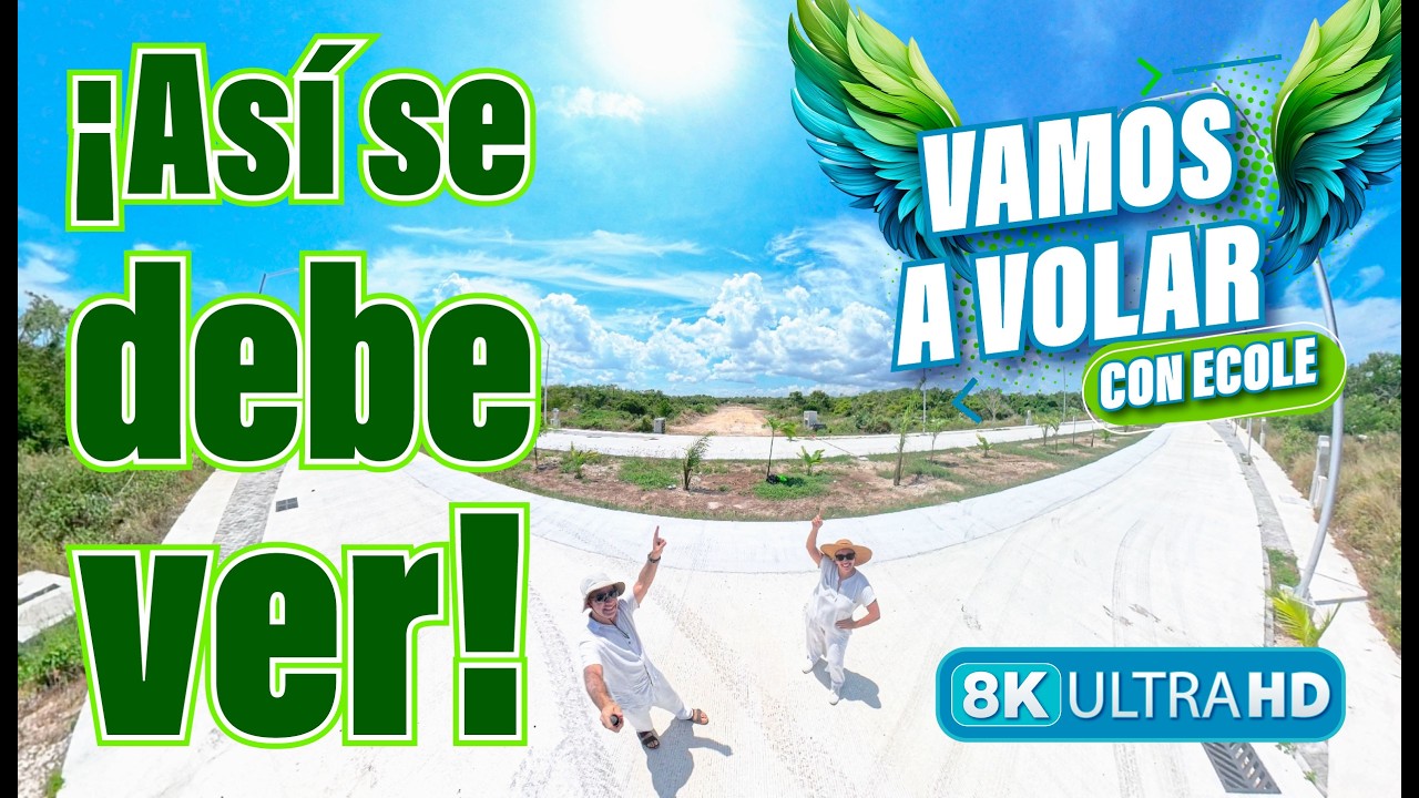 👀 ASÍ SE DEBE VER 👉 un AVANCE DE OBRA 🚧 de un DESARROLLO RESIDENCIAL 🪽 Vamos a Volar 360º ULTRA 8K