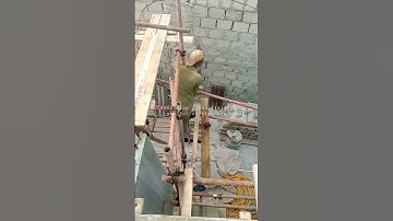 Scaffolding pipes fixing by skilful scaffolders #construction #civilengineering #concretecolumn