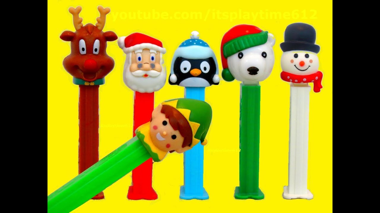 learn to count with christmas pez candy dispensers christmas pez dispensers