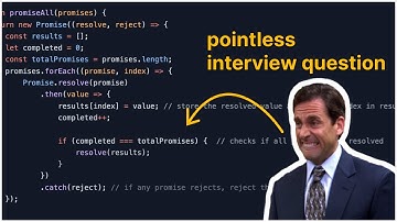 JS Interview Question : Promise Polyfill | JS Concept in 1 minute