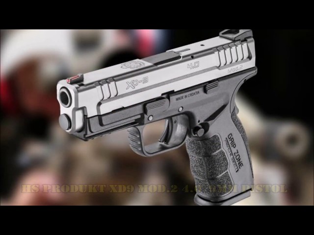 HS Produkt XD9 4.0 Mod 2 9mm Pistol (w/ENG and ITA subs) - YouTube