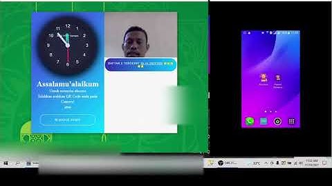 Demo Aplikasi Absensi (Scan QR Code) Versi WEB dan Android