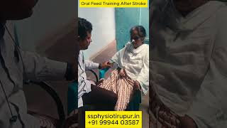 Oral Feed Training After Stroke | Ryles Tube Swallowing Train| Aspiration Management #strokerecovery