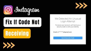 Instagram Security Code Not Received !