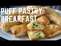 16 Mini Puff Pastry Breakfast | Spinach, Egg, and Cheese Bites