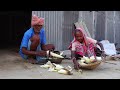 Bamboo shoots curry  healthy village food 