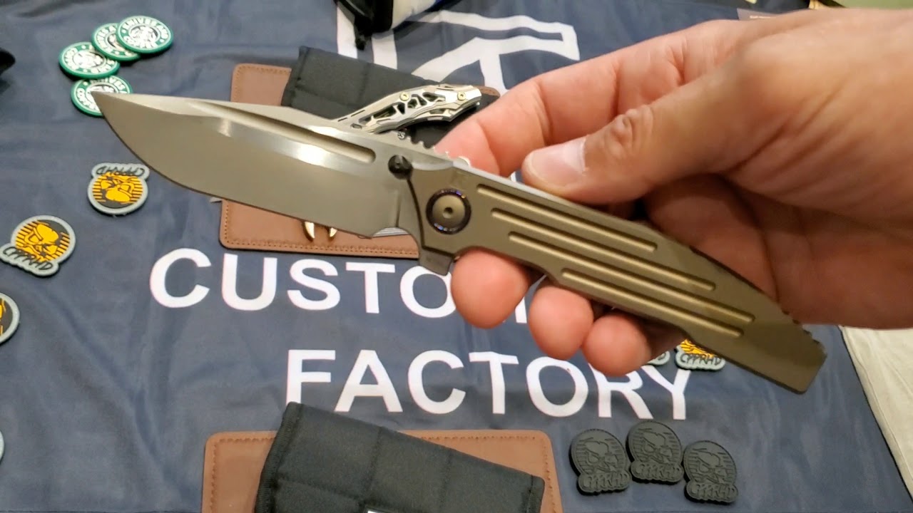 Custom Knife Factory (CKF) table @ USN Gathering 2019