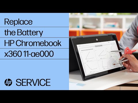 Replace the Battery | HP Chromebook x360 11-ae000 | HP