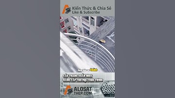 CẦU THANG XOẮN INOX ĐẲNG CẤP CHO MỌI CÔNG TRÌNH #alosatthep #youtubeshorts