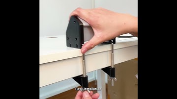 How to install table clamp socket tabletop electric extension switch 1.8 m power plug