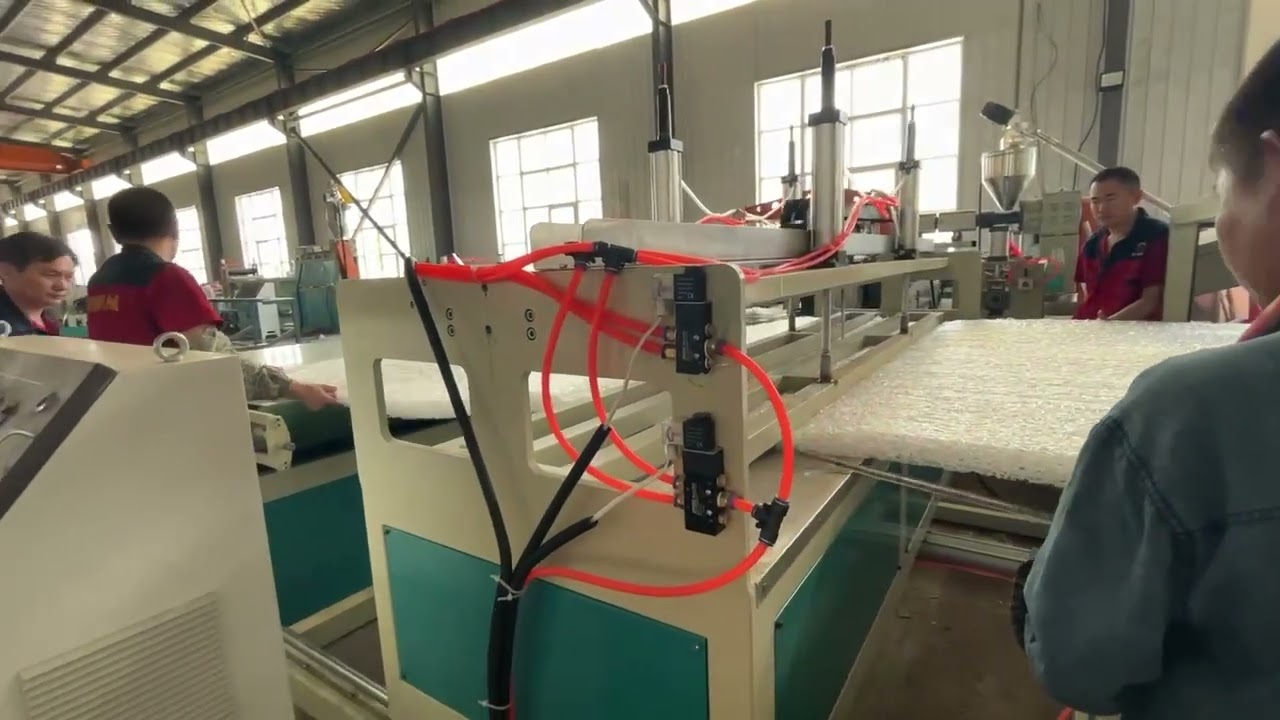 POE polymer mattress making Machine/Air fiber mat/mattress machine
