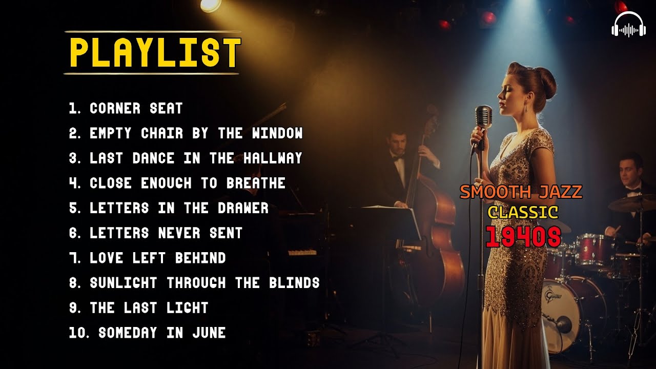 Smooth Swing Jazz Playing Gently in a Small Lounge with Warm Lights and Wooden Walls