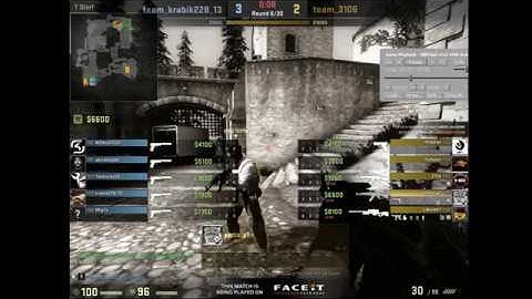 1v5 clutch on cobblestone