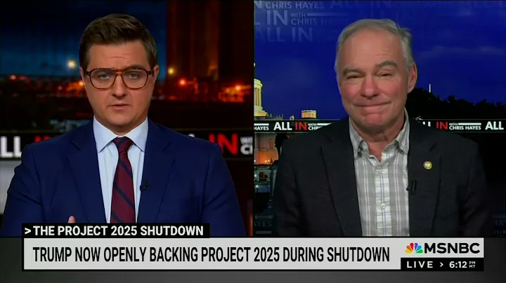 Senator Kaine Talks Trump’s Government Shutdown, James Comey Indictment, and Ceasefire Negotiations