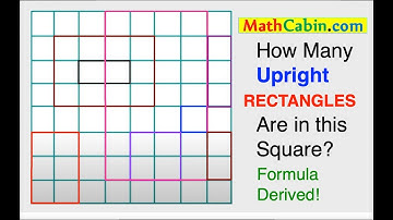 How Many Upright RECTANGLES are in this Rectangle? Summation Formula!!!
