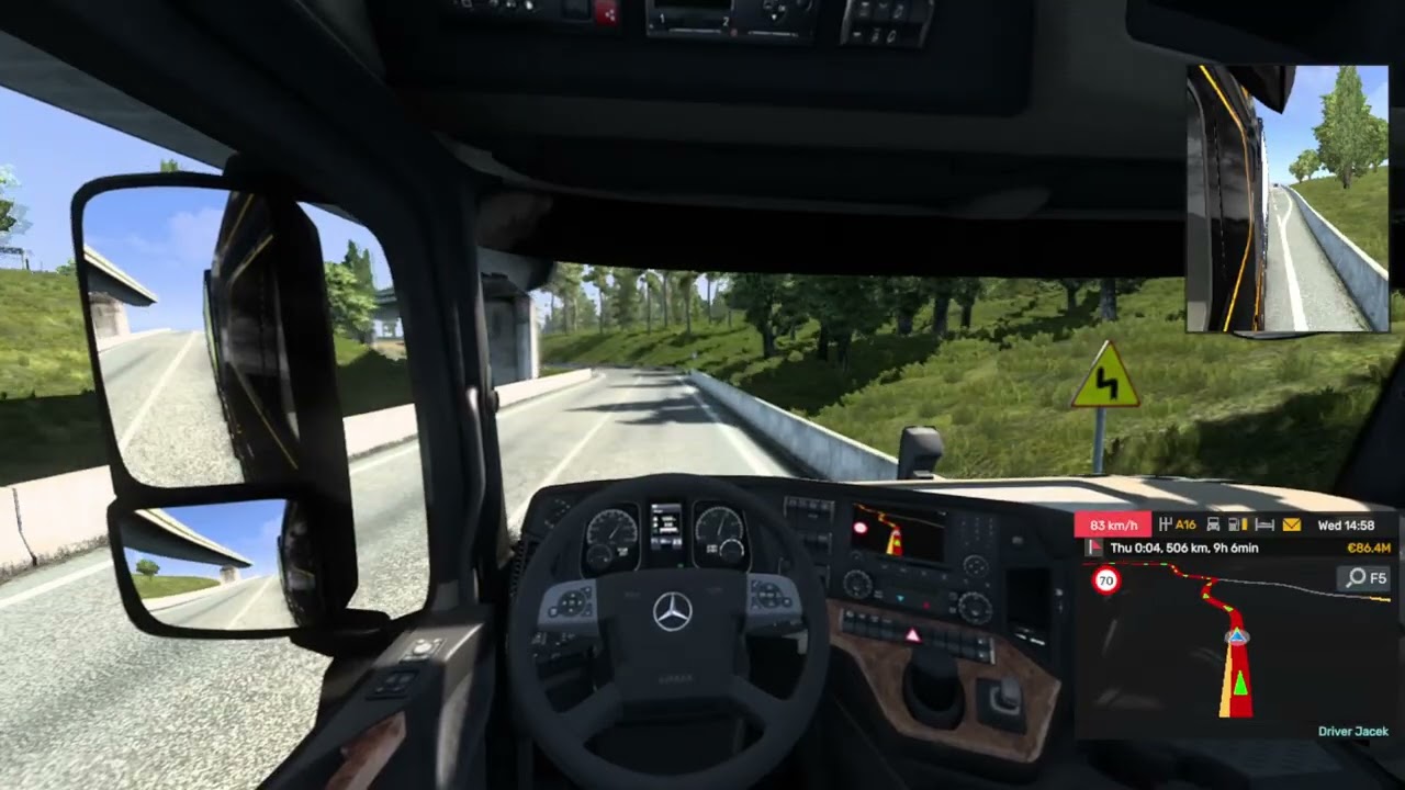 ETS2 Gdańsk to Vilnius | Lemonade Delivery | No Commentary | Relaxing Truck Drive