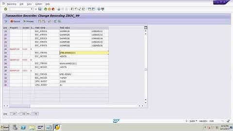 BDC SESSION METHOD IN SAP ABAP