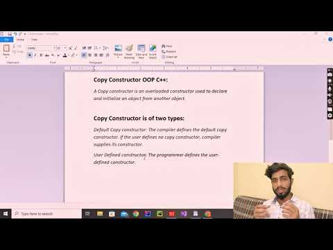 Mastering Copy Constructors in C++, OOP Explained in Hindi/Urdu
