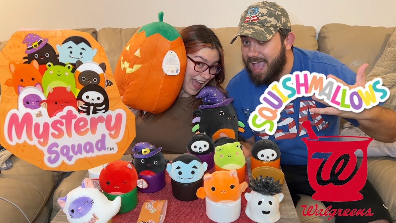 HALLOWEEN Squishmallow Hunting at WALGREENS! Gildie & Opening Mystery