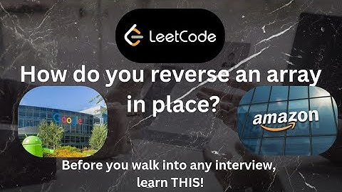 Reverse an Array In Java | Interview Questions | Java Program 