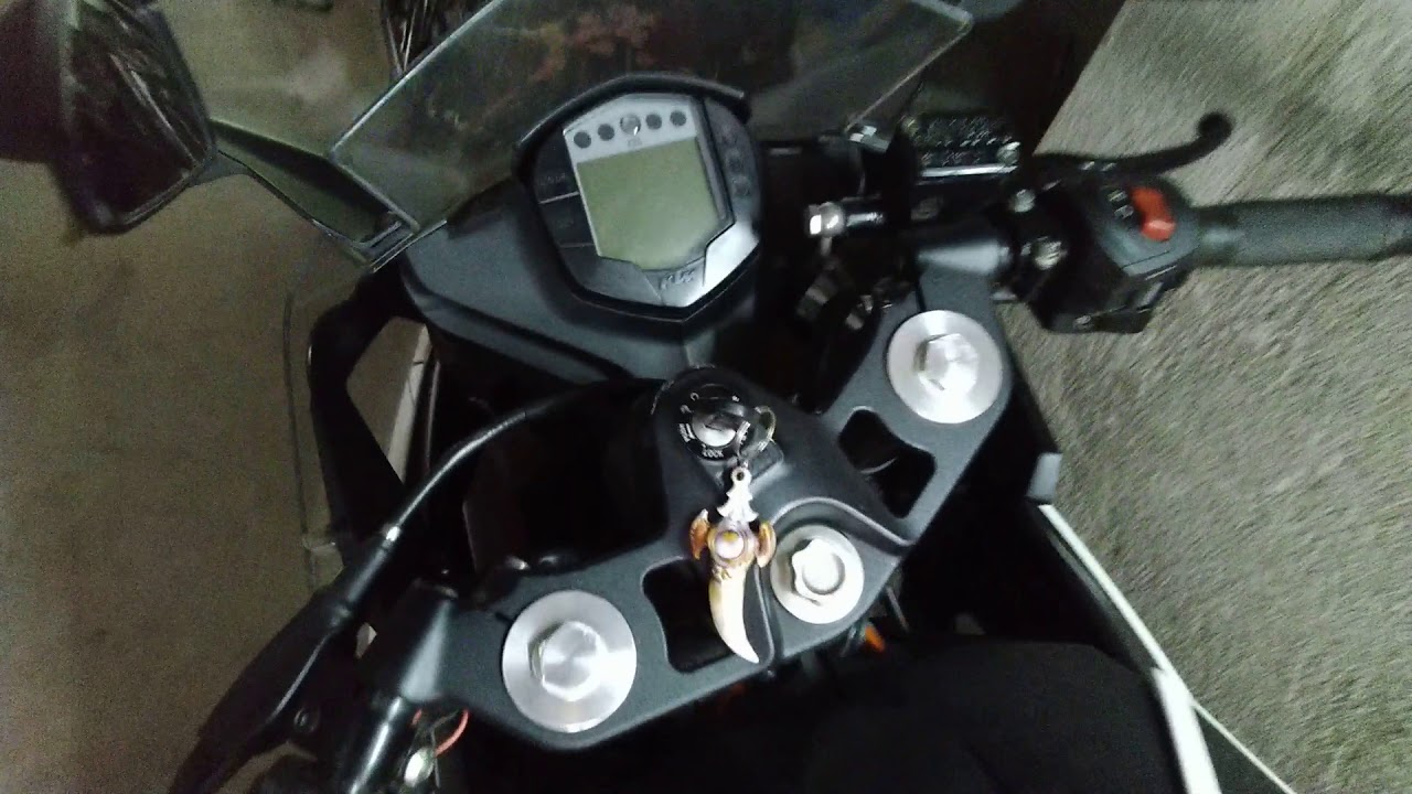 How to ktm rc 200 start problem display 