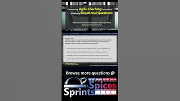 Agile Coach Interview Question 110 of 160