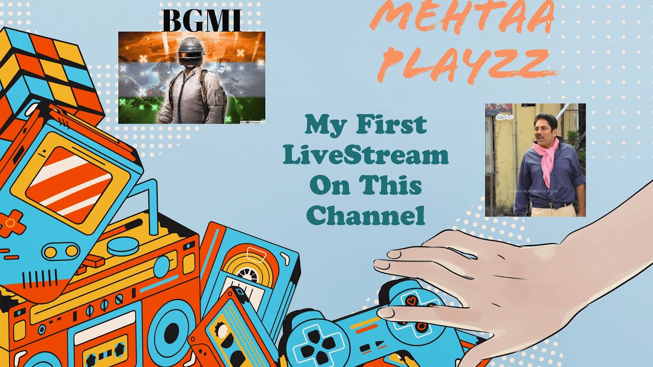 My First Live Stream On New Channel Bgmi Live For The First time