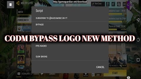 CODM BYPASS LOGO | GARENA 1.6.38 | NEW METHOD