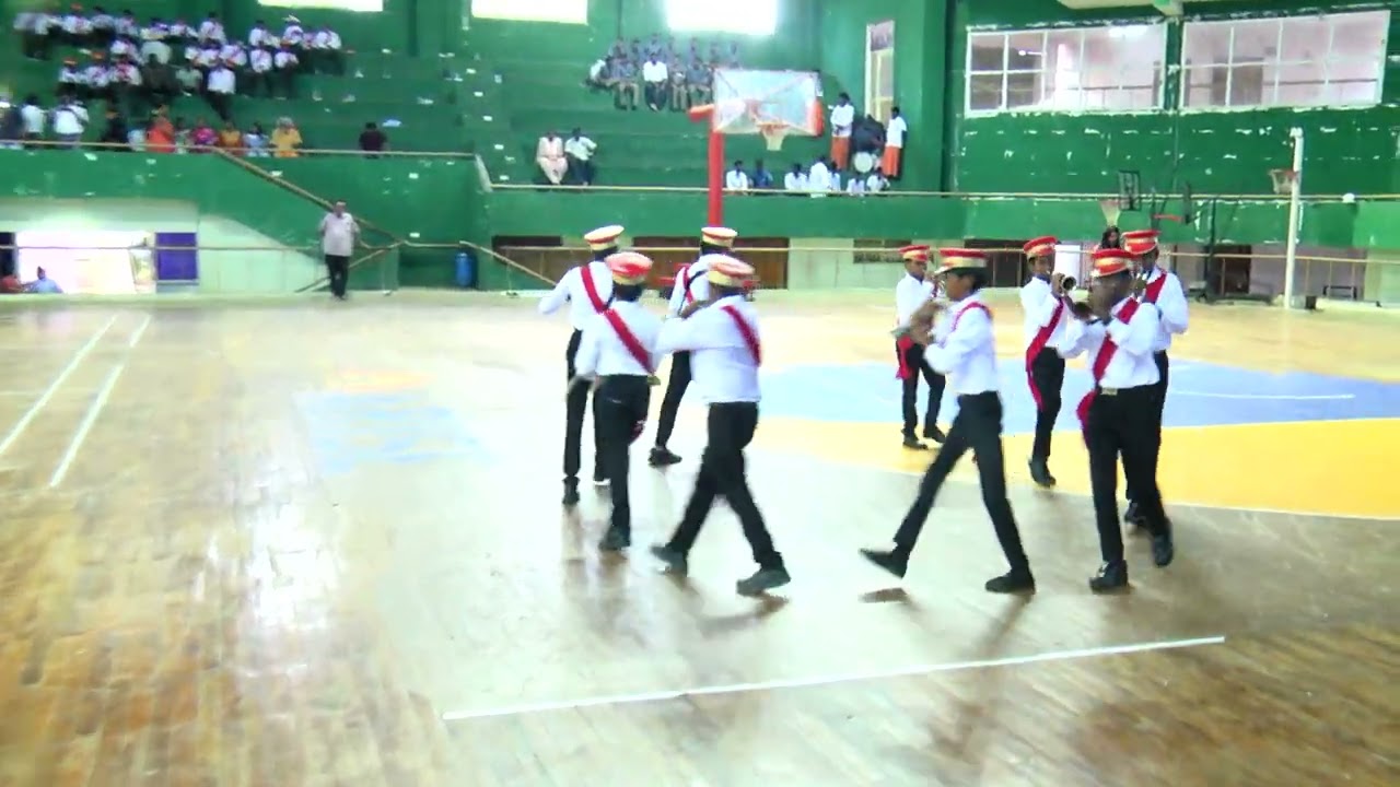 State Level Boys Bross Band School Competition 23-24 - ONGC HSS, Karaikal