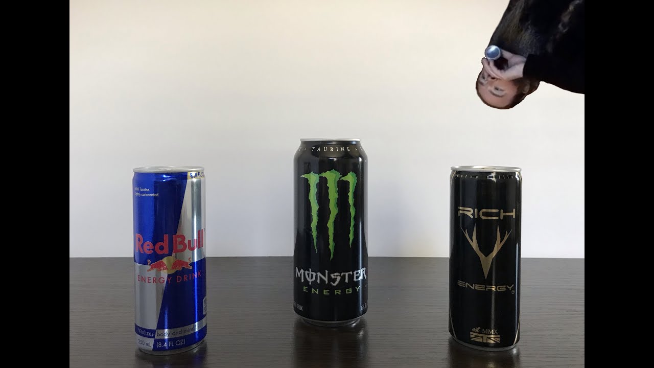 Energy Drinks of Formula 1: Red Bull vs Rich Energy Monster YouTube