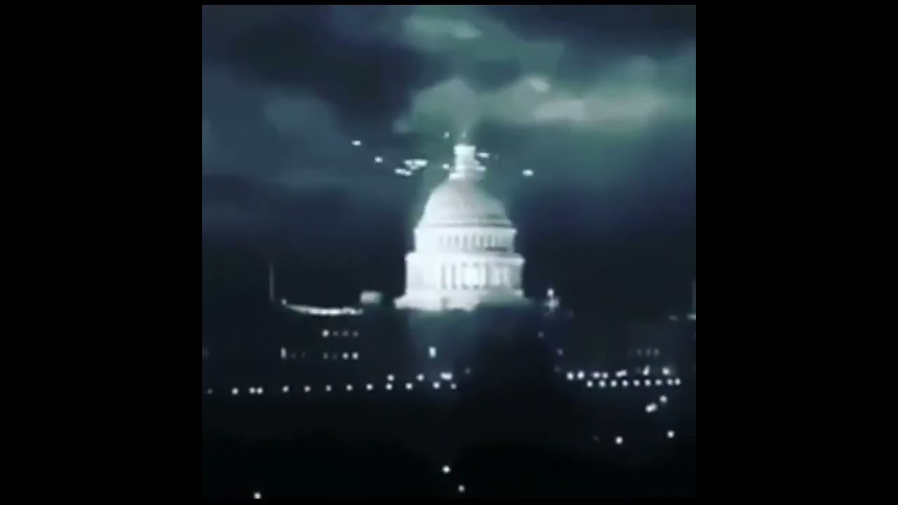 1956 год НЛО Над белым домом.