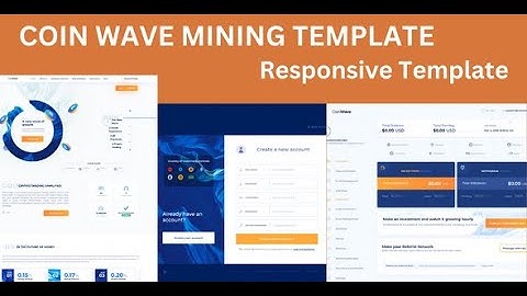 Best Crypto Mining Template in HTML And CSS