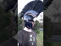 3D Printed Odyssey Agamemnon Helmet + Real Horse Hair Mohawk #3dprinting #cosplay #christophernolan