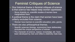 Feminist Perspectives on Science (1 of 2)