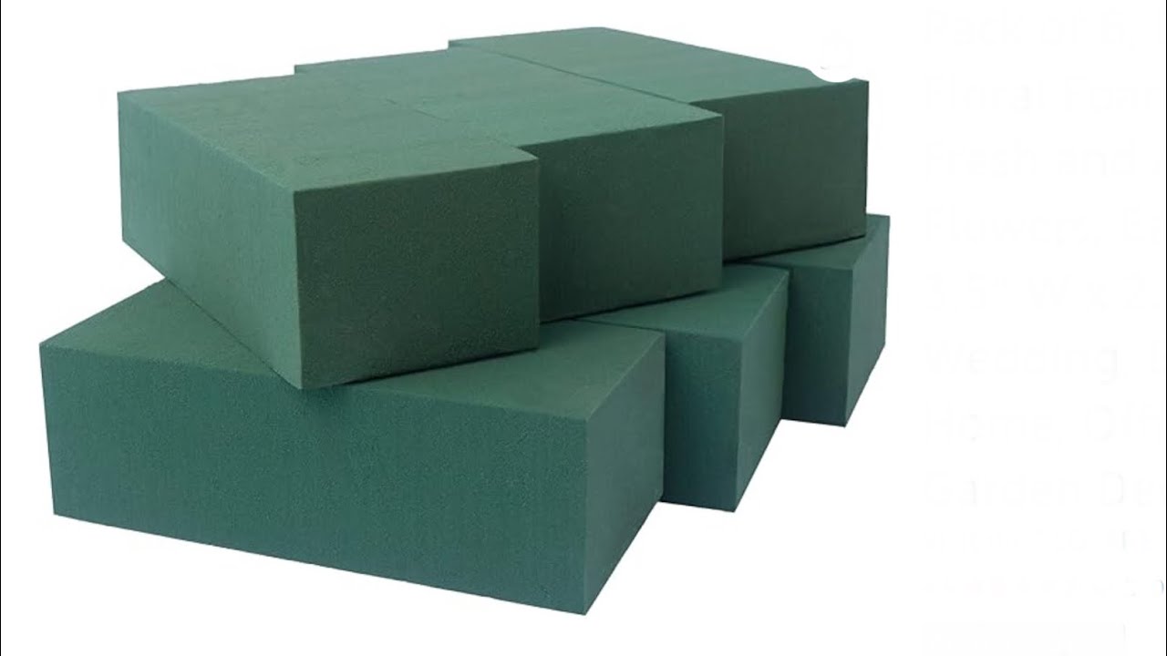 FLOFARE, Dry and Wet Floral Foam Blocks for Fresh and Artificial Flowers