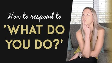 Network Marketing Training - How To Respond To ‘What Do You Do’ If You’re In Network Marketing