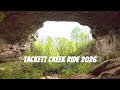 Tackett Creek Backway up to sand cave from Wolf Pen
