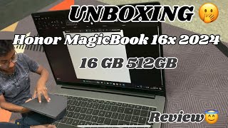 UNBOXING ✅ MagicBook 16x 2024 || 16GB 512GB || #honor #honormagicbook16x #unboxingvideo