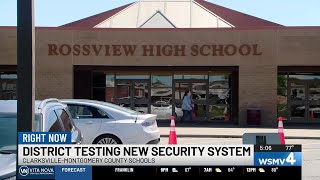 Clarksville school district rolls out new weapons detection systems