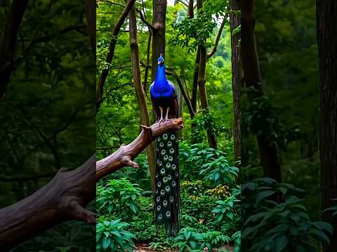 'Majestic Peacock in the Wild! 🦚✨#birds #shorts #Nature #Wildlife #PeacockBeauty'