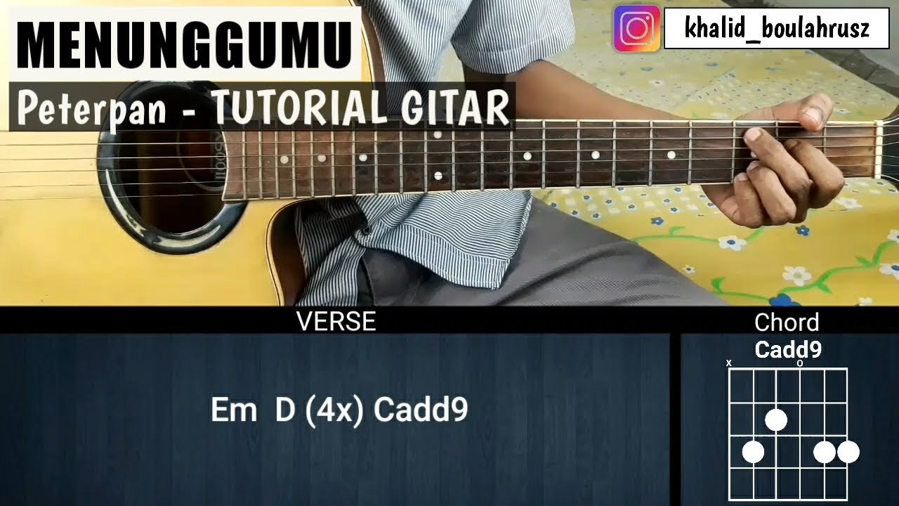 Menunggumu chords