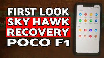 Poco F1 Sky Hawk Recovery Features | First Look Poco F1 SHRP