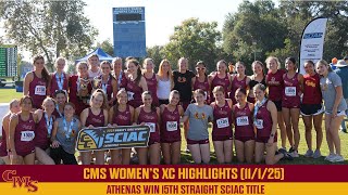 CMS Women's XC Wins 15th Straight SCIAC Title